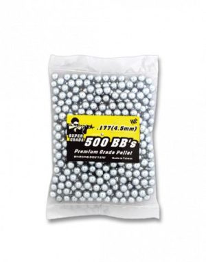 Bolsa 500 Bolas acero inox. 4.5 mm