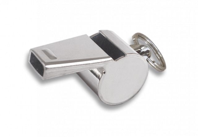 Silbato metalico CROMADO con anilla.4 cm Silbato metalico CROMADO con anilla.4 cm