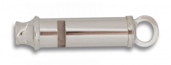 Silbato metalico cromado "Ferroviario"