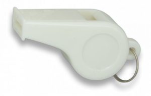 Silbato BLANCO. Grande.5 cm