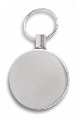Llavero acero extensible.Cromado. 70 cm