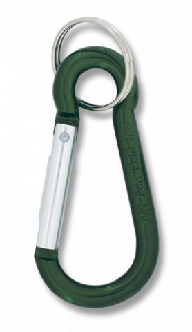 Mosqueton 6 cm. VERDE. Blister: 12 u.