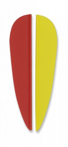 Pluma plástico 2.5" ( 9 pcs )