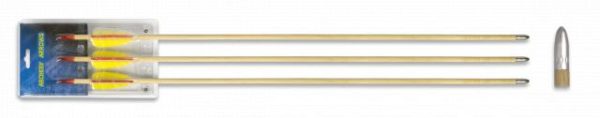 Set 3 flechas madera. 30"