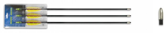 Set 3 flechas fibra. 26" Set 3 flechas fibra. 26"