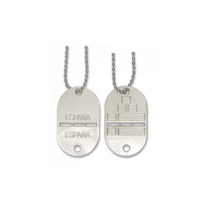 Chapa IDENTIFICACION ESPAÑOLA