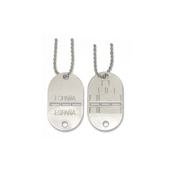 Chapa IDENTIFICACION ESPAÑOLA