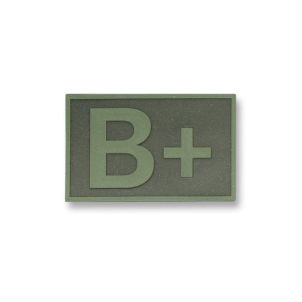 Parche Táctico goma ( B + ) Verde.