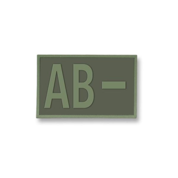 Parche Táctico goma ( AB - ) Verde.