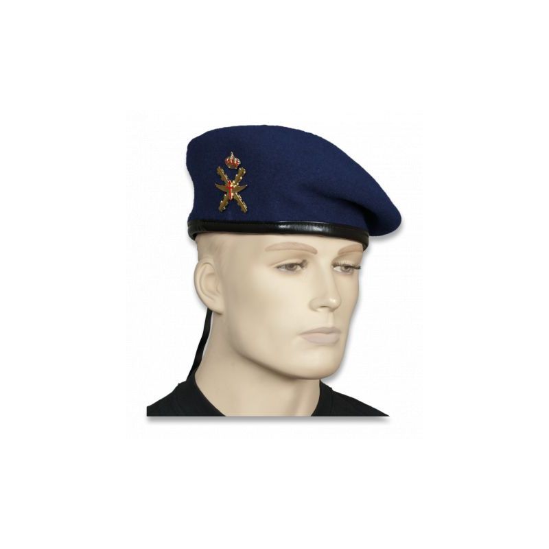 BOINA M-85 AZUL HELICOPT CON EMBLEMA. BOINA M-85 AZUL HELICOPT CON EMBLEMA.