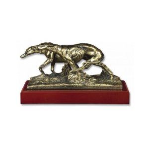Trofeo resina GALGOS con peana (13.5cm)