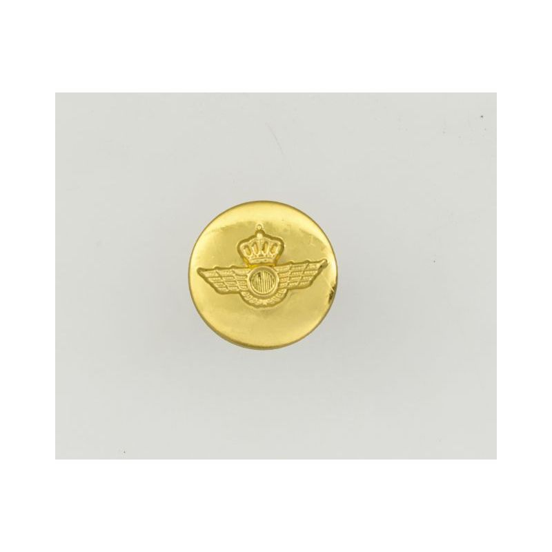 Boton metalico uniforme. Aire Boton metalico uniforme. Aire