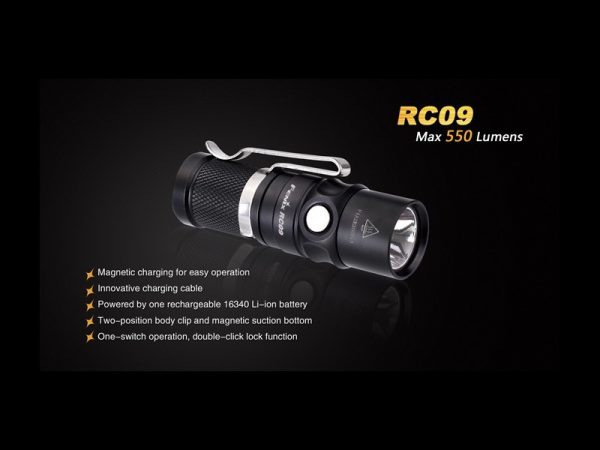 Linterna Policial 550 Lúmenes 4 Modos + Estrobo, Sistema Carga Magnético