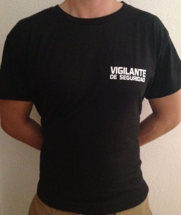 Camiseta Control de Acceso, Escolta Privada, Vigilantes Seguridad, Jefe Seguridad