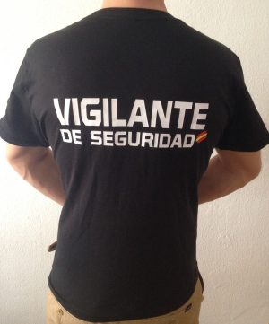 Camiseta Control de Acceso, Escolta Privada, Vigilantes Seguridad, Jefe Seguridad