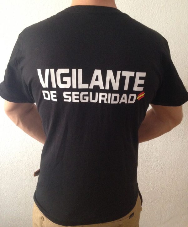 Camiseta Control de Acceso, Escolta Privada, Vigilantes Seguridad, Jefe Seguridad
