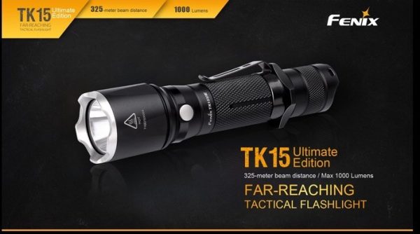 Linterna Led Fénix Tk15-UE 1000 Lumens Con 5 Modos