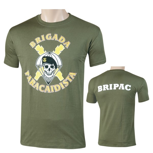 CAMISETA BRIGADA PARACAIDISTA- BRIPAC COLOR