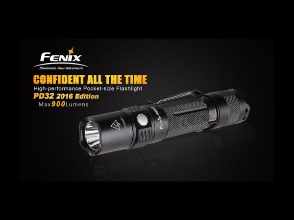 Linterna Led, 5 Modos, Sos Y Estrobo, 900 Lumen, Fénix PD32, Uso Policial