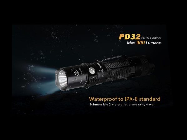 Linterna Led, 5 Modos, Sos Y Estrobo, 900 Lumen, Fénix PD32, Uso Policial