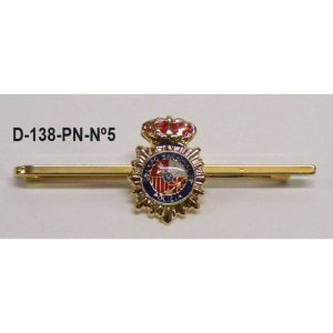 SUJETACORBATAS CON EMBLEMA CUERPO NACIONAL DE POLICÍA Nº 5