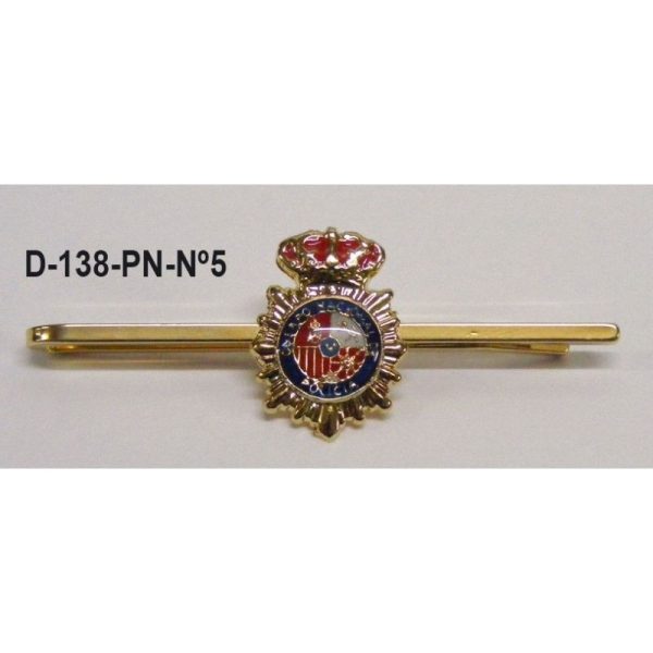 SUJETACORBATAS CON EMBLEMA CUERPO NACIONAL DE POLICÍA Nº 5