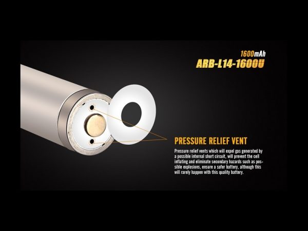 Batería recargable por micro USB 14500 de 1600 mAh