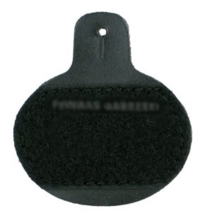 Porta placa vigilante de seguridad con Velcro - PPVS