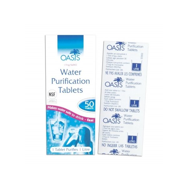 PASTILLAS POTABILIZADORAS 50 TABLETAS (PACK DE 2)