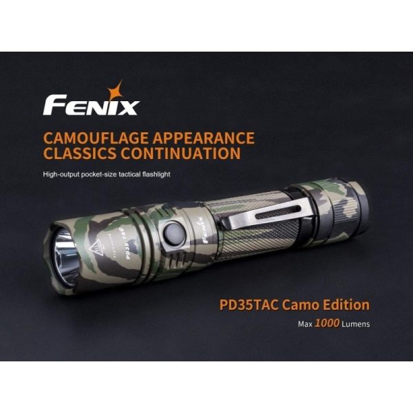 Linterna Tactica Camuflaje 1000 lúmenes