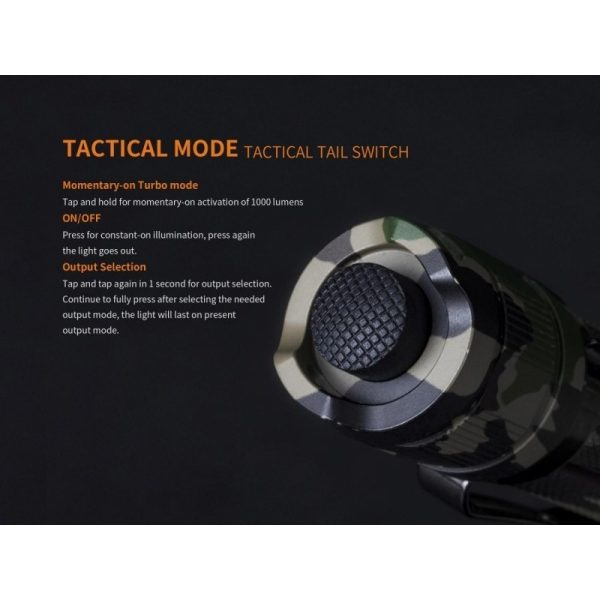 Linterna Tactica Camuflaje 1000 lúmenes