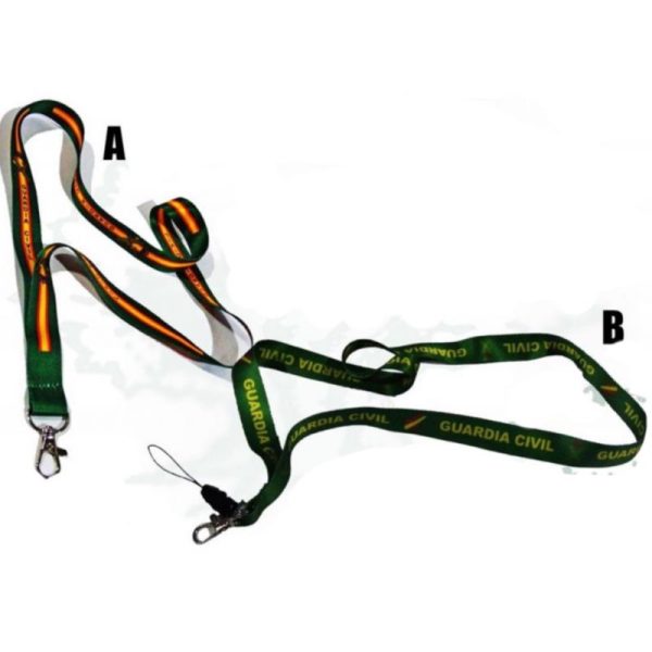 Cinta Guardia Civil Cuelga Móvil en Cuello