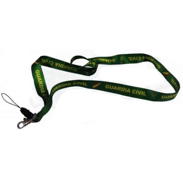 Cinta Guardia Civil Cuelga Móvil en Cuello