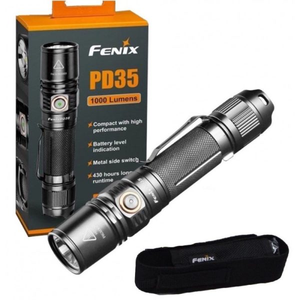 Linterna Táctica Policial Fénix PD35V2.0 1000 lúmenes