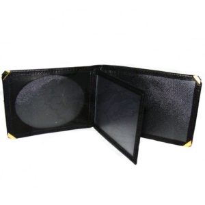 CARTERA DOBLE PARA PORTAR PLACA ACREDITACIÓN