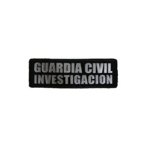Parche Investigación Guardia Civil Reflectantes con Velcro