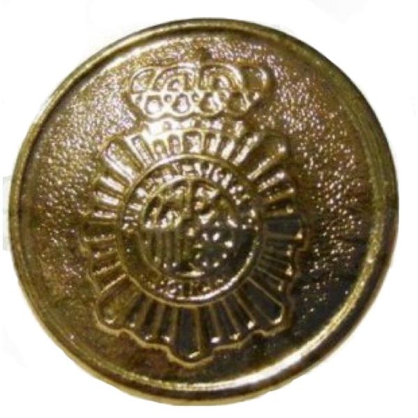 BOTÓN DORADO CUERPO NACIONAL DE POLICÍA