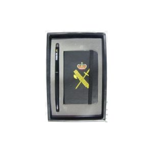 LIBRETA DE NOTAS Y BOLÍGRAFO CON EMBLEMA GUARDIA CIVIL
