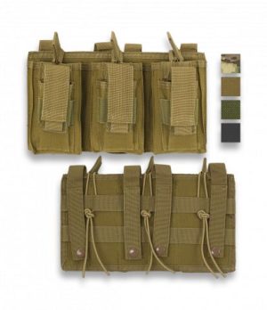 Funda cargador Triple verde