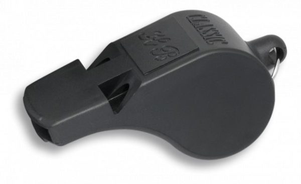 silbato dos tonos profesional. negro