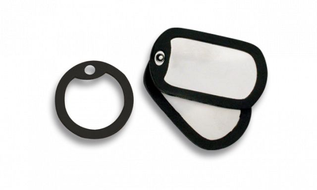 Silenciador GOMA para chapa militar Silenciador GOMA para chapa militar