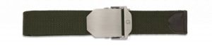 cinturon Verde hebilla metalica