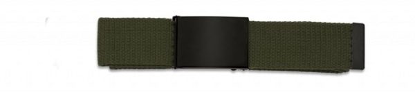 cinturon verde hebilla negra