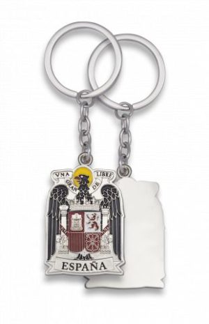 Llavero España Aguila plata