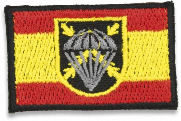 Bandera España bordada con logo BRIPAC