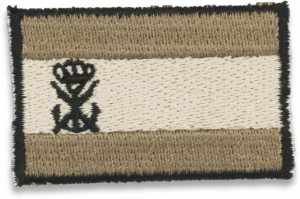 Bandera España gris con logo I. MARINA