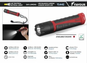 Linterna WATER. 260 LM . INCLUYE 4 AAA
